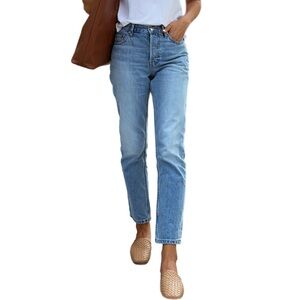 Everlane Women's High Rise Jeans - Light Blue